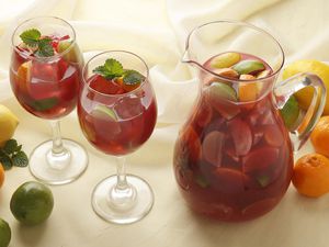 Strawberry Lime (with mint) Sangria