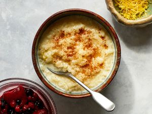 Vanilla rice pudding recipe