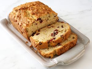 apple bread with cranberries or dates
