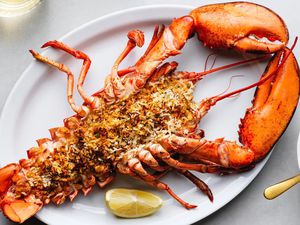 Baked Stuffed Lobster