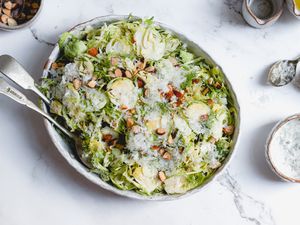 Brussels Sprouts Dill Salad