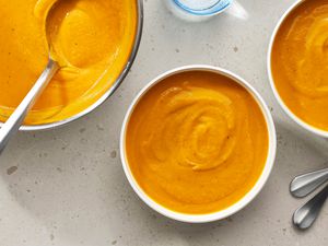 Curried Sweet Potato Soup With Coconut Milk