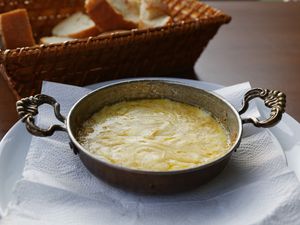 Turkish Melted Cheese and Cornmeal