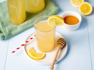 Lemon barley water