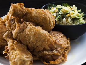 Chef Alexander Smalls' Fried Chicken from his lastest cookbook Meals, Music and Muses