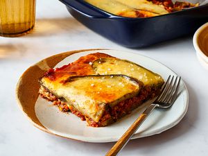 Moussaka - Eggplant With Ground Beef (or Lamb) and Cheese