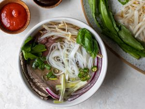 Pho Bo Soup (Vietnamese Beef Noodle Soup)