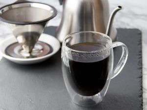 Freshly Brewed Pour-Over Coffee