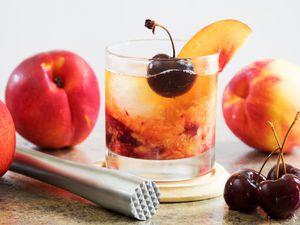 Reposado Old-Fashioned With Tequila and Nectarines