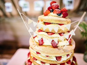 Victoria Sponge Wedding Cake