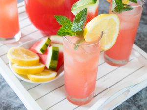Fresh Watermelon Lemonade