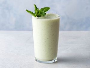 Mint Lassi: A Yogurt Smoothie