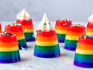rainbow cake jello shots