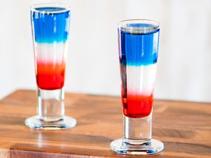 Red, White, and Blue Shot Drink